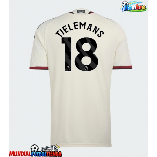 Camiseta Manchester United Youri Tielemans #18 Tercera Equipación Replica 2026-27 mangas cortas